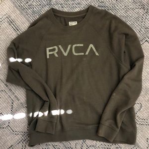 Green RVCA sweater